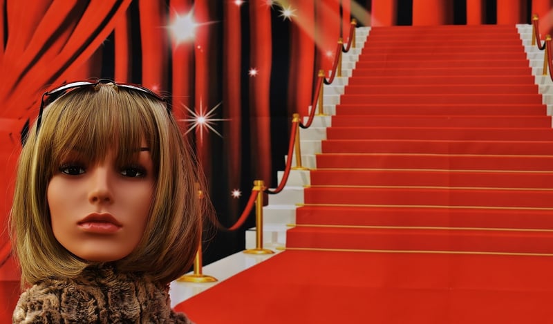 Celebrity on the red carpet